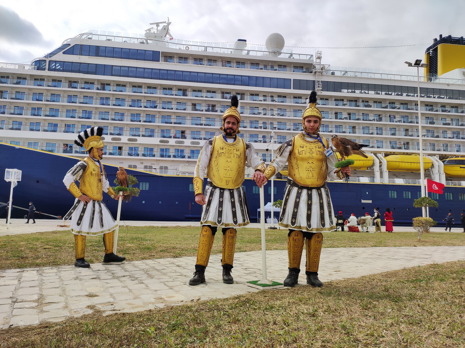 LA GOULETTE’S FIRST CRUISE SHIP AFTER 7 YEARS